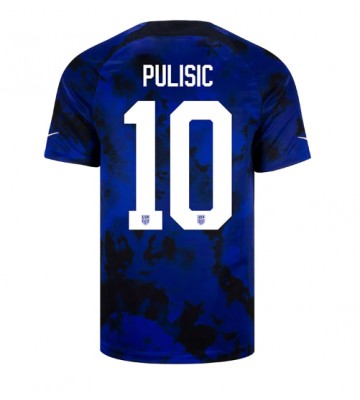 Förenta staterna Christian Pulisic #10 Bortatröja VM 2022 Kortärmad